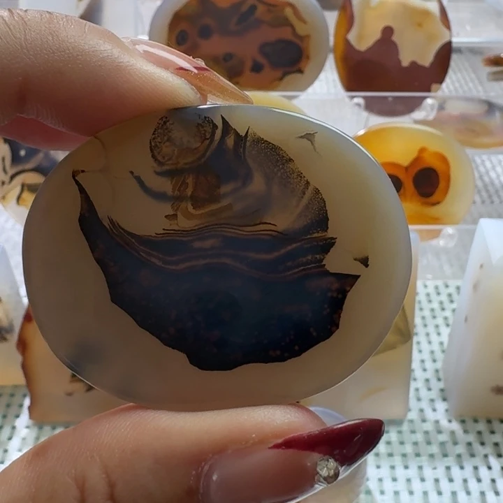 玛瑙/玉髓未镶嵌项链