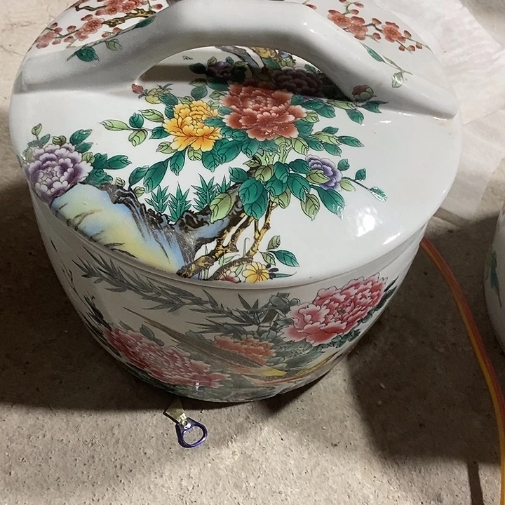 瓷片景德镇陶瓷罐10斤