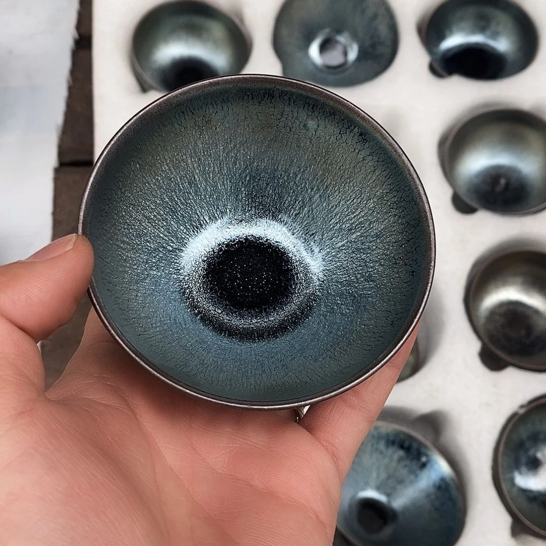 茶盏天***哥建盏爆胎一个