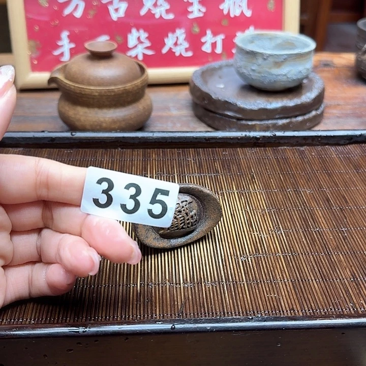 纯手工制作粗陶茶具