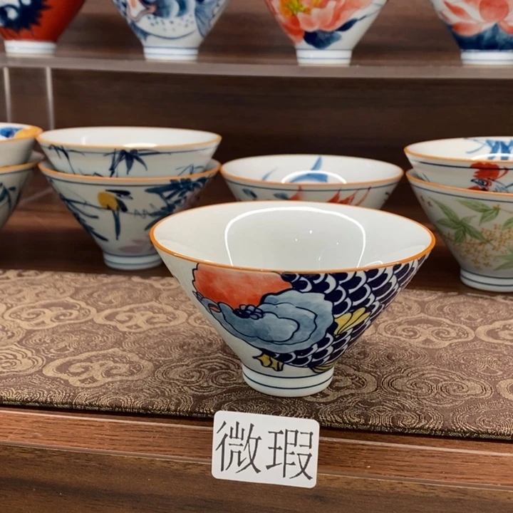 釉下老陶泥手工绘制