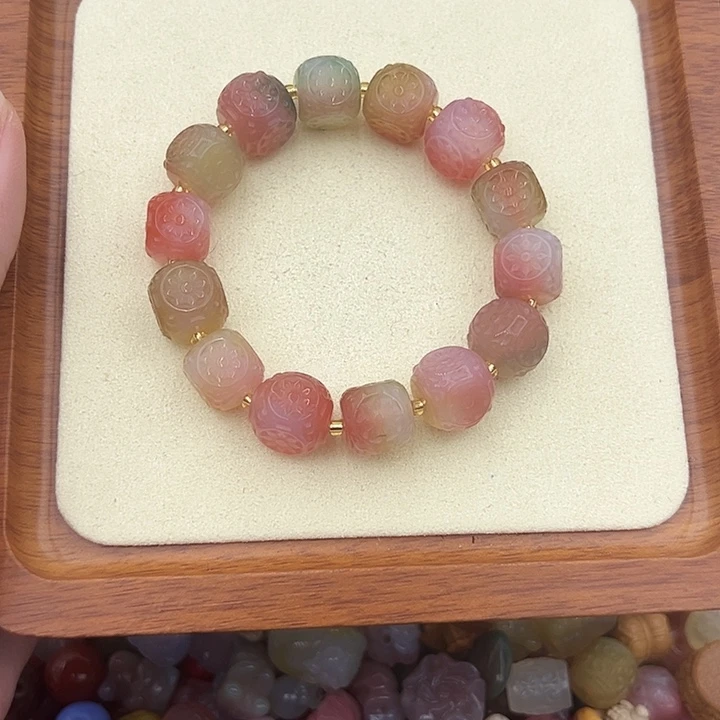 玛瑙未镶嵌手饰手串010