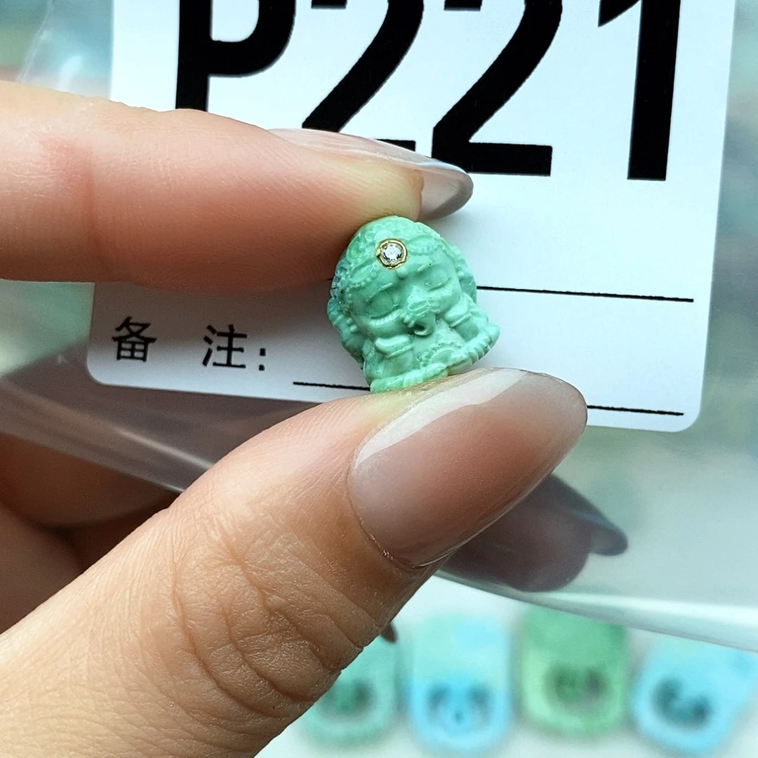 绿松石未镶嵌配饰