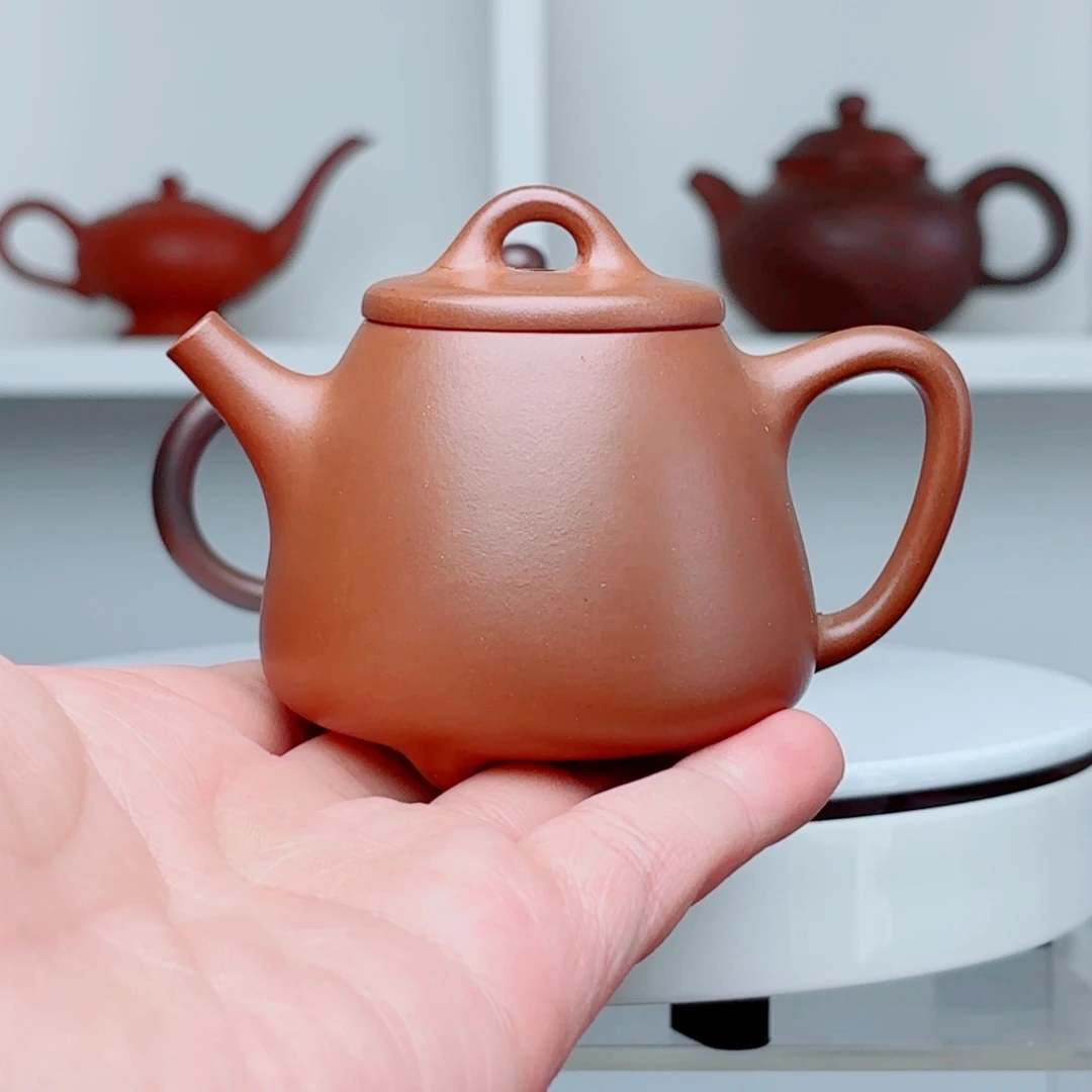 紫砂茶壶龙窑柴烧紫砂壶120cc