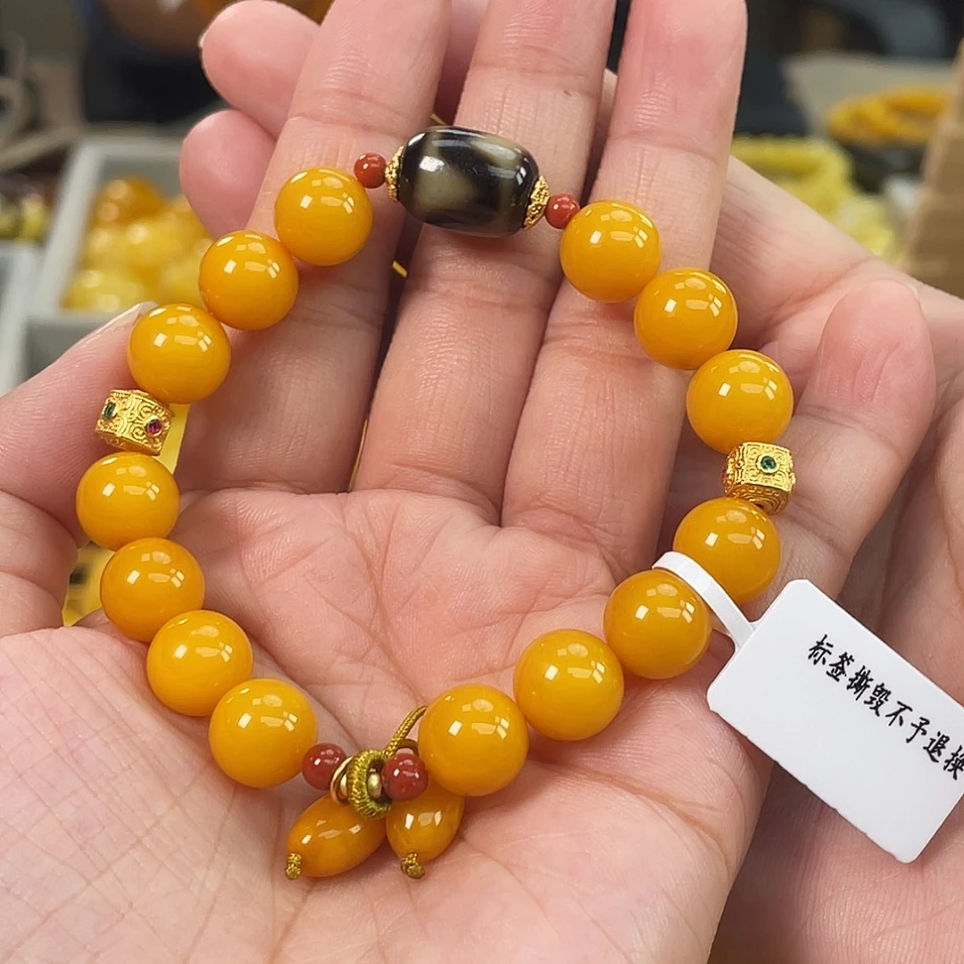 琥珀未镶嵌珠宝奇石h45