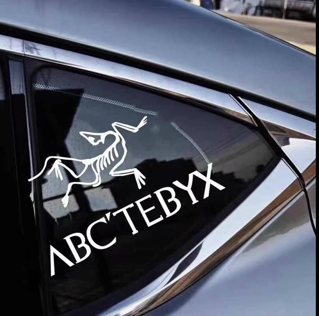 个性雕刻镂空户外越野汽车三角窗后玻璃车贴