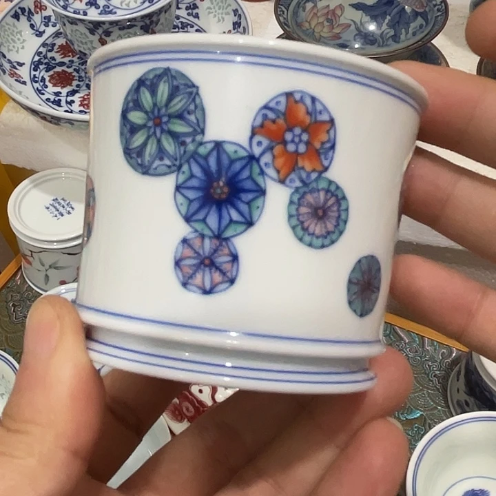 摆件陶景德镇陶瓷主人杯233