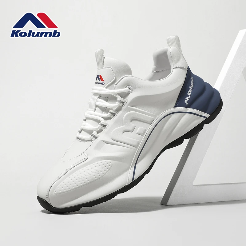 kolumb/哥仑步男士运动鞋男款时尚品牌男鞋不臭脚真皮鞋休闲百搭