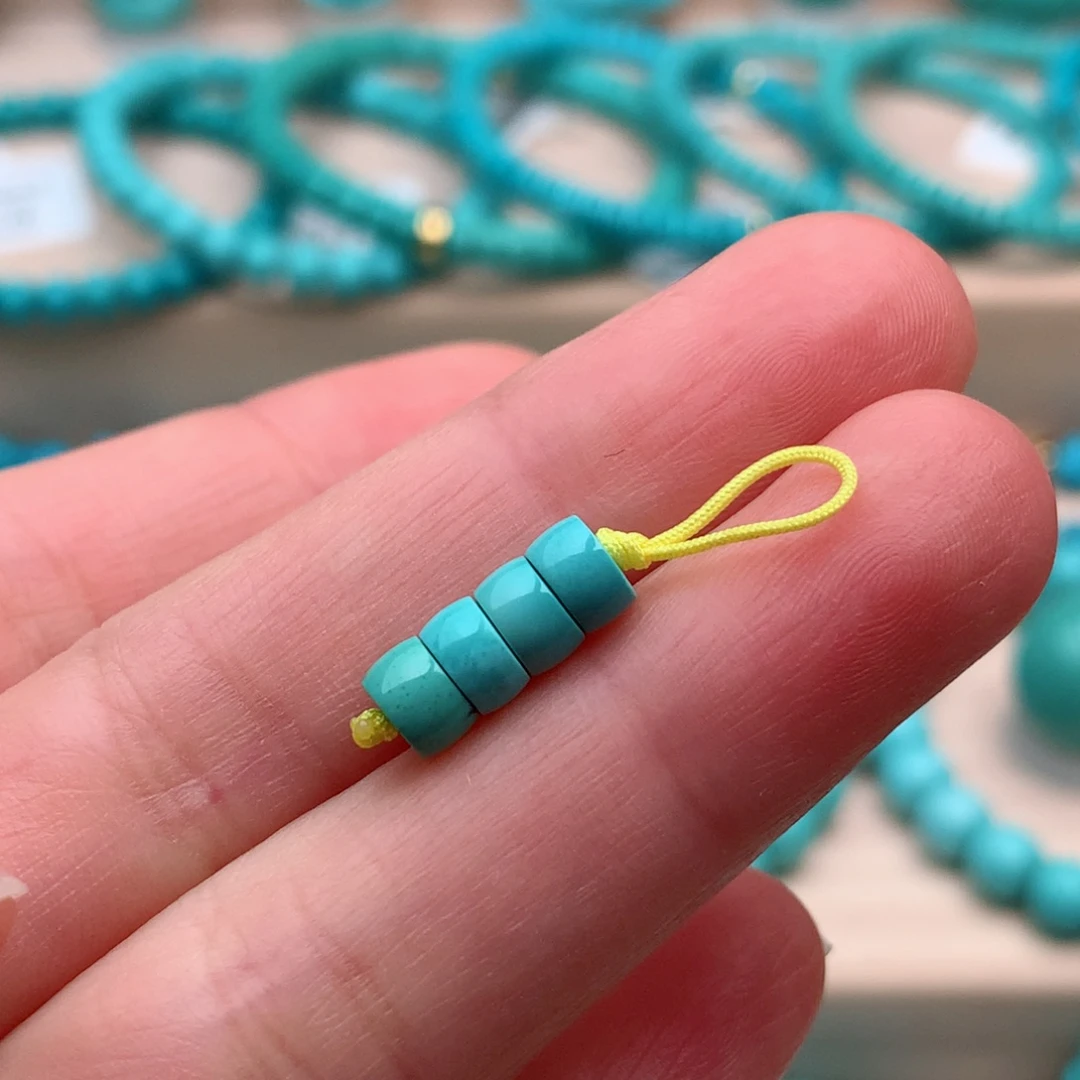 绿松石未镶嵌珠宝奇石5.5mm