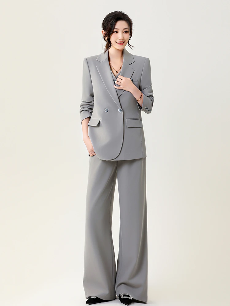 职业西装套装女2025秋季新款女士干练气质西服外套工作服面试正装