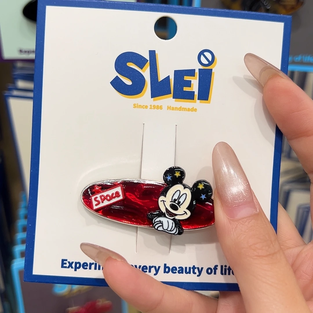 无非金属红色米奇椭圆鸭夹