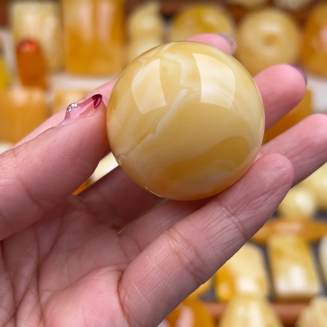 琥珀颈饰未镶嵌纯天然琥珀蜜蜡无优化