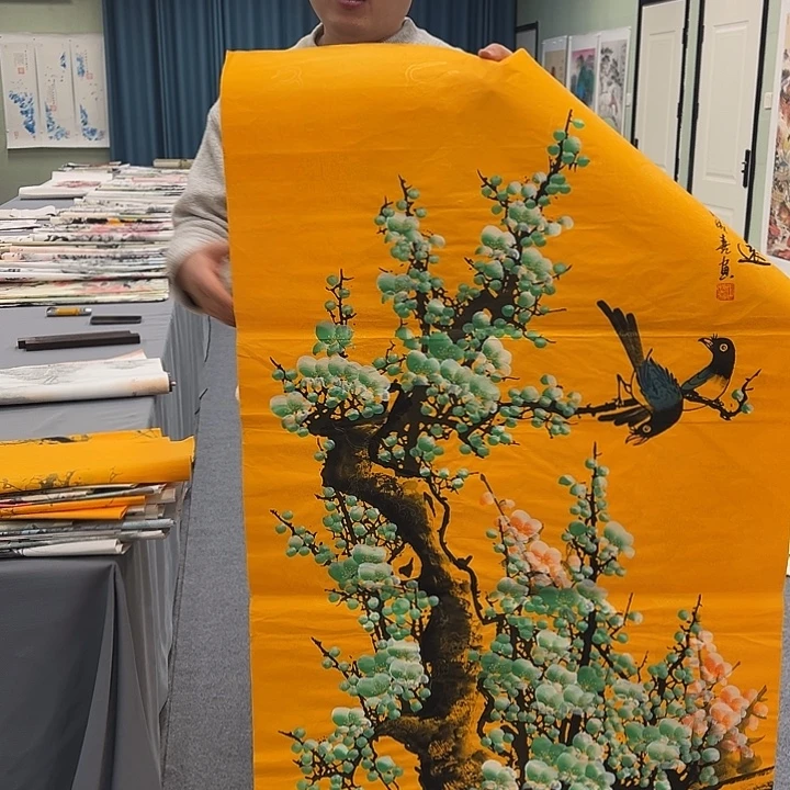 国画我们一起努力奋斗