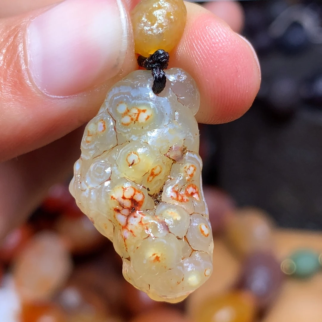 未镶嵌玛瑙/玉髓珠宝半成品