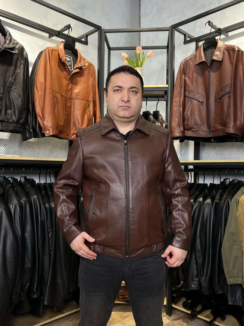 【阿吉巴伊】男装真皮外套#23225