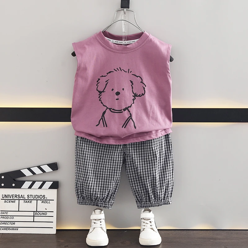 男童背心套装夏季2025新款帅气时髦儿童薄款无袖夏装宝宝夏款衣服