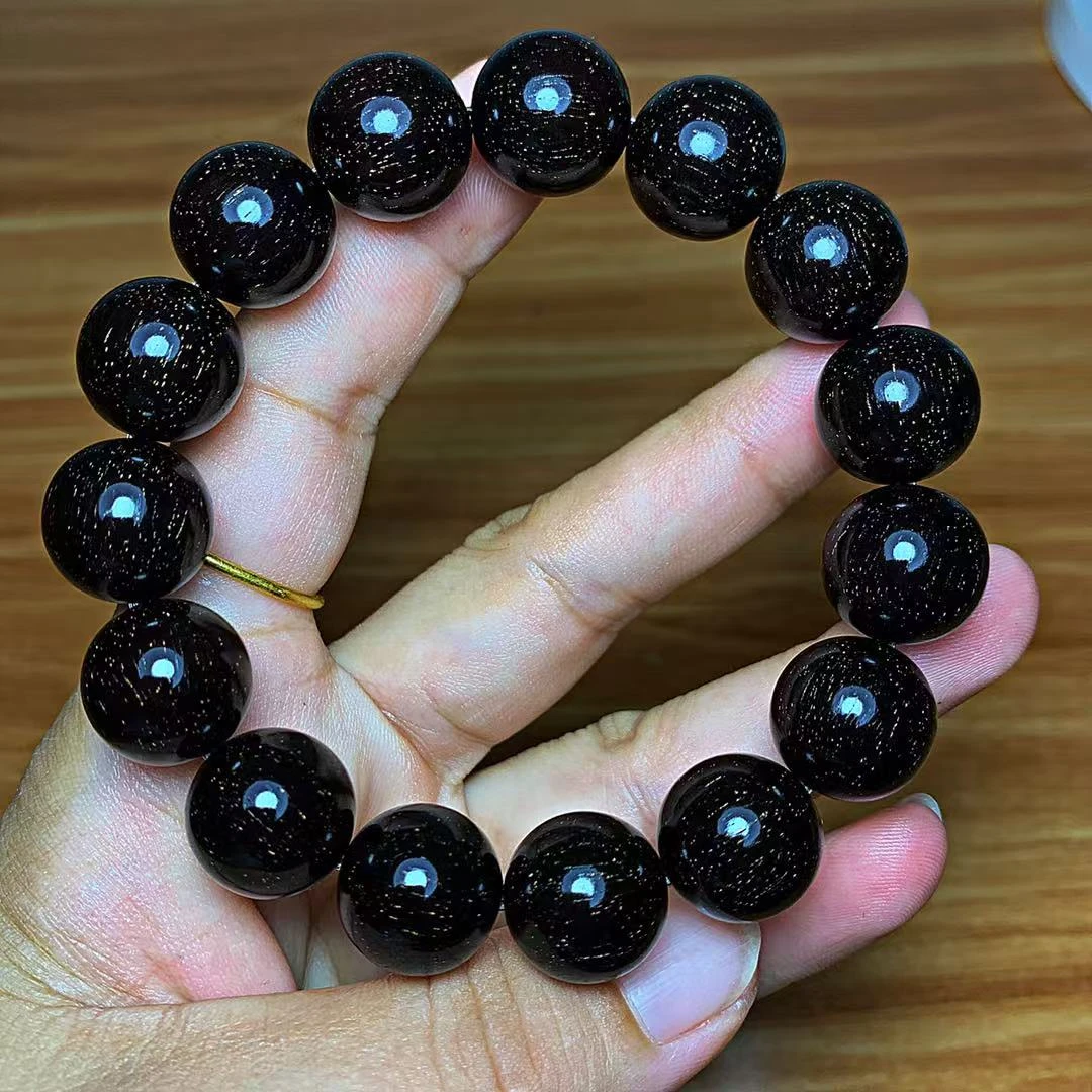 印度小叶紫檀 精品手串木作 1.5*15颗