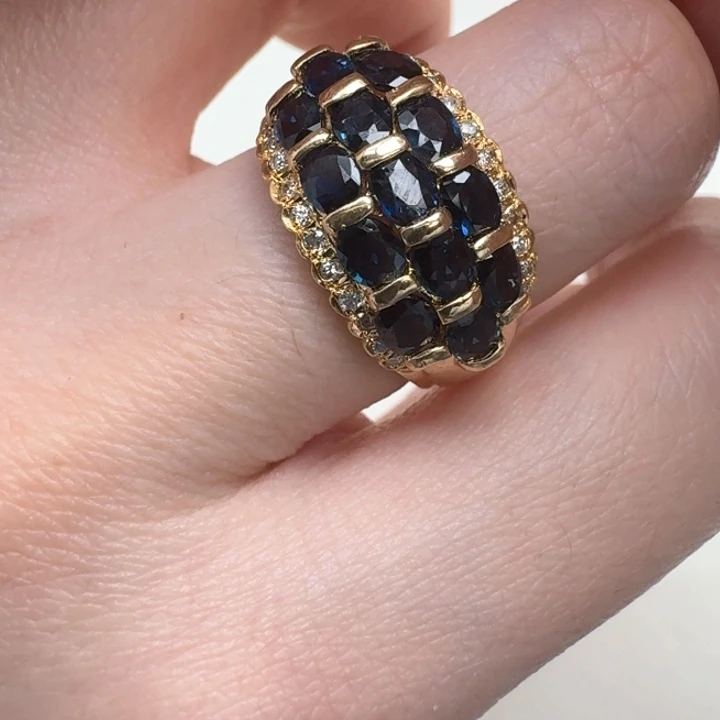 蓝宝石戒指未镶嵌