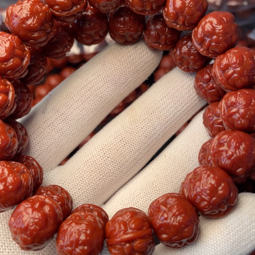 夜***美手串猴头核桃蟾王