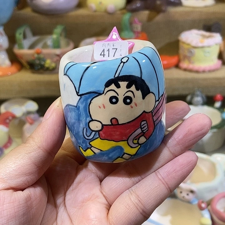 417 手工手绘盆满29包邮