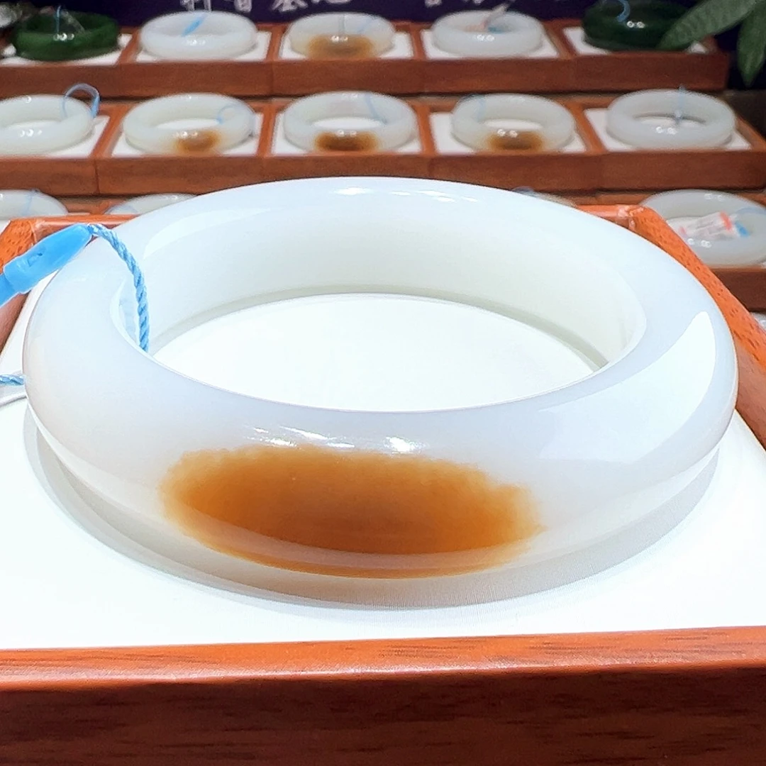 和田玉手镯5657未镶嵌