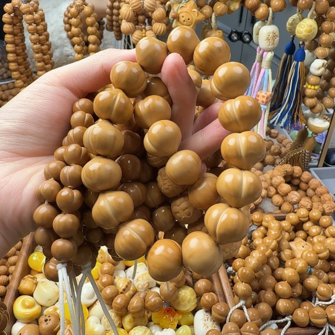 勿***安菩提籽类猴头手串