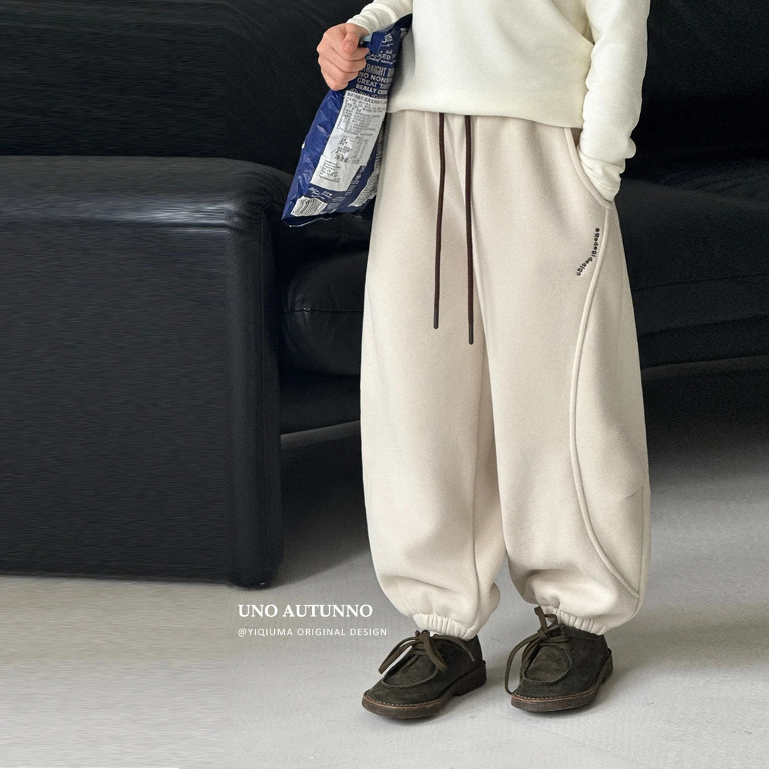 现货「UNO AUTUNNO」【轻盈漫步】暖冬绒女童冬保暖加绒卫裤GD2235