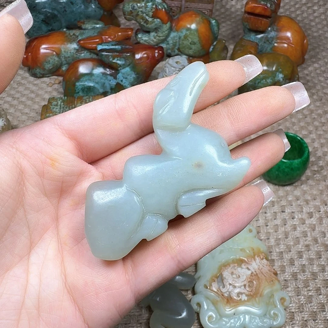 白玉菩提吊坠挂件
