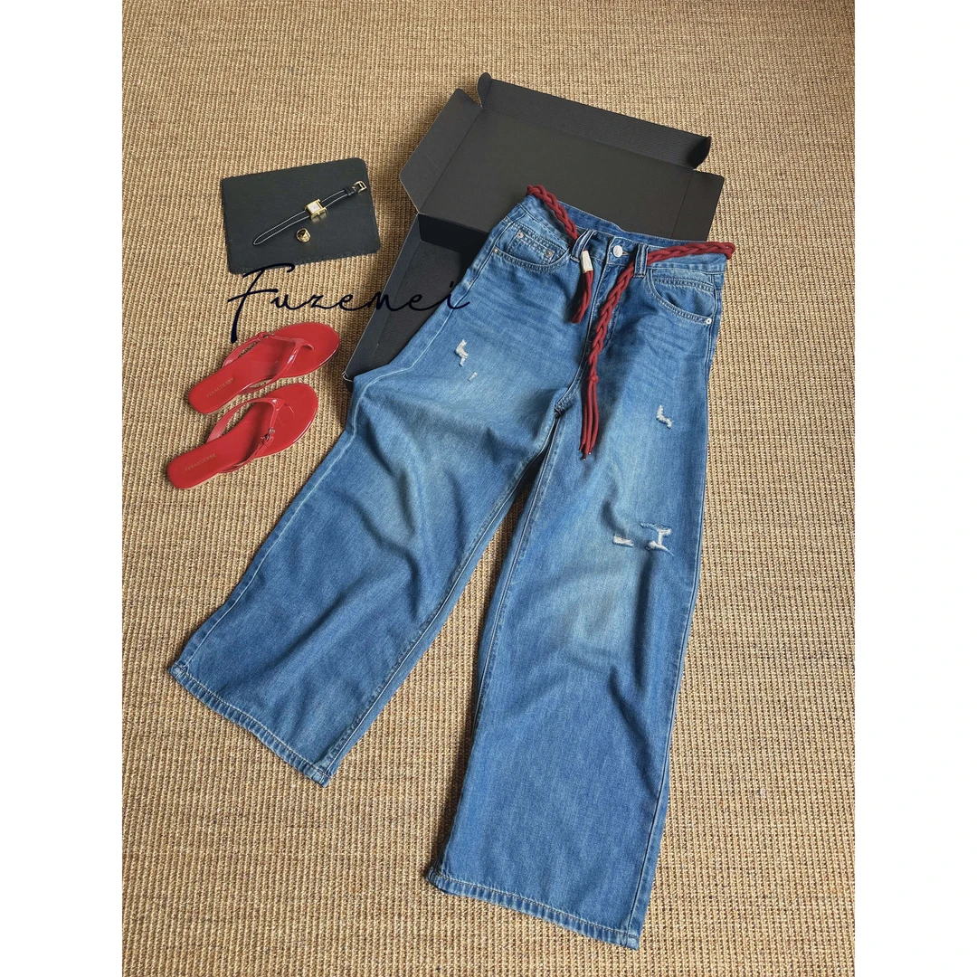 （宝藏牛仔裤）夏天必入的巨舒服显瘦慵懒牛仔裤