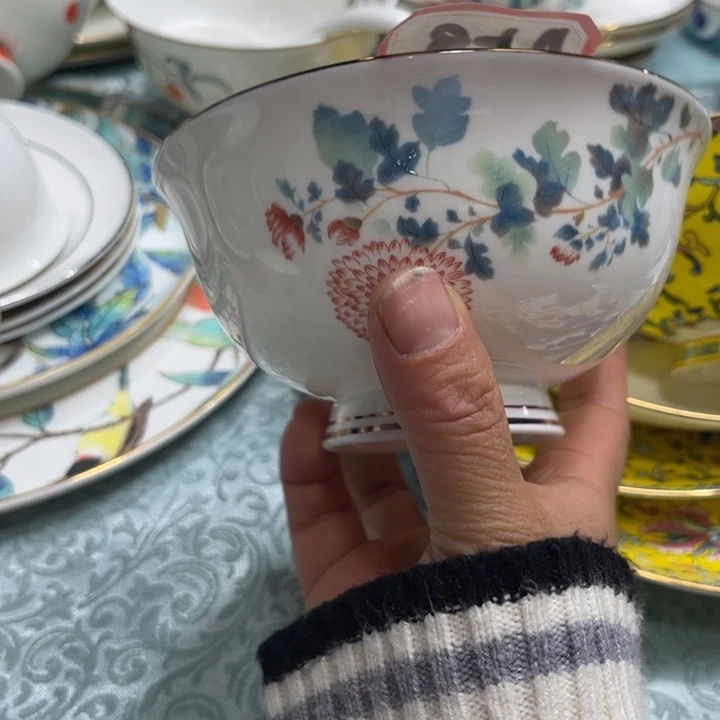 瓷片花神碗六个4.5寸