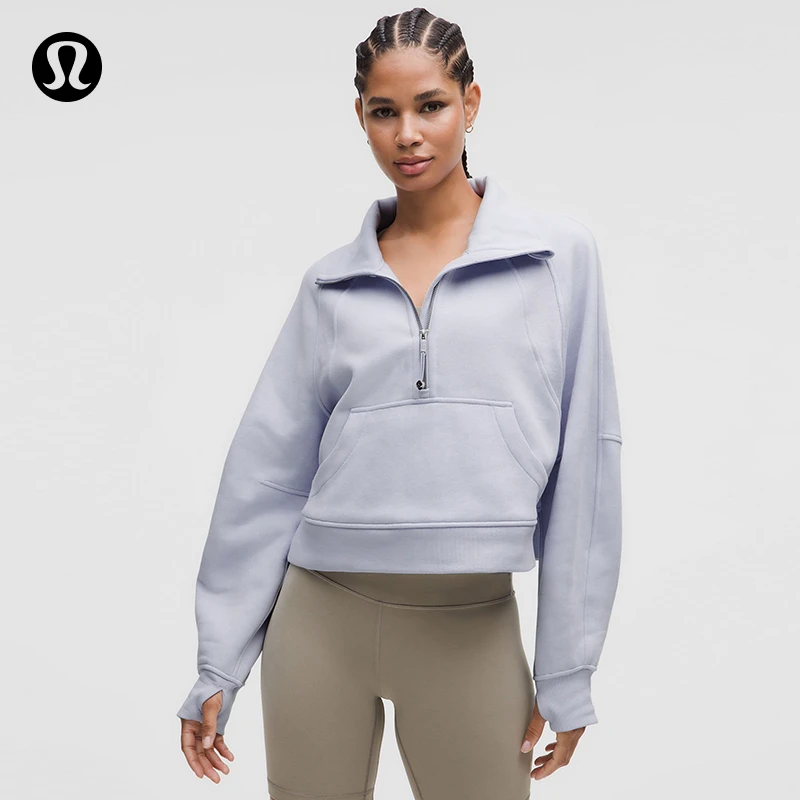 Scuba 女士宽松款烟囱领卫衣 丨lululemon丨LW3IJ6S