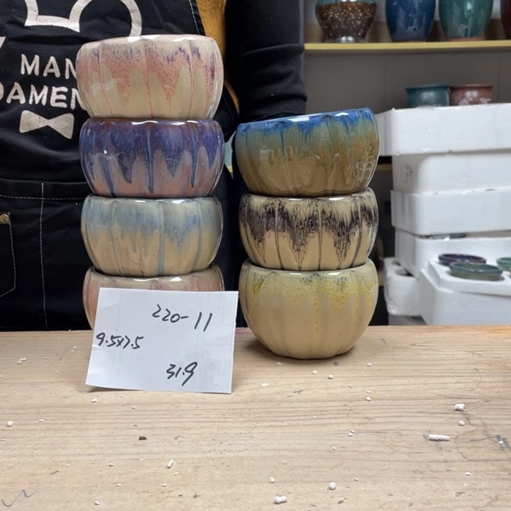 紫砂花盆多肉花盆微瑕11