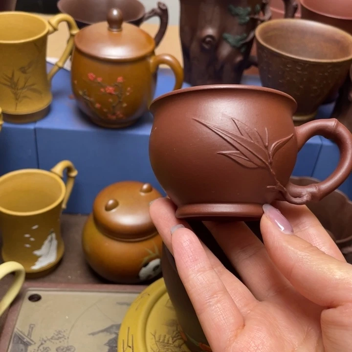 紫砂茶杯紫砂主人杯