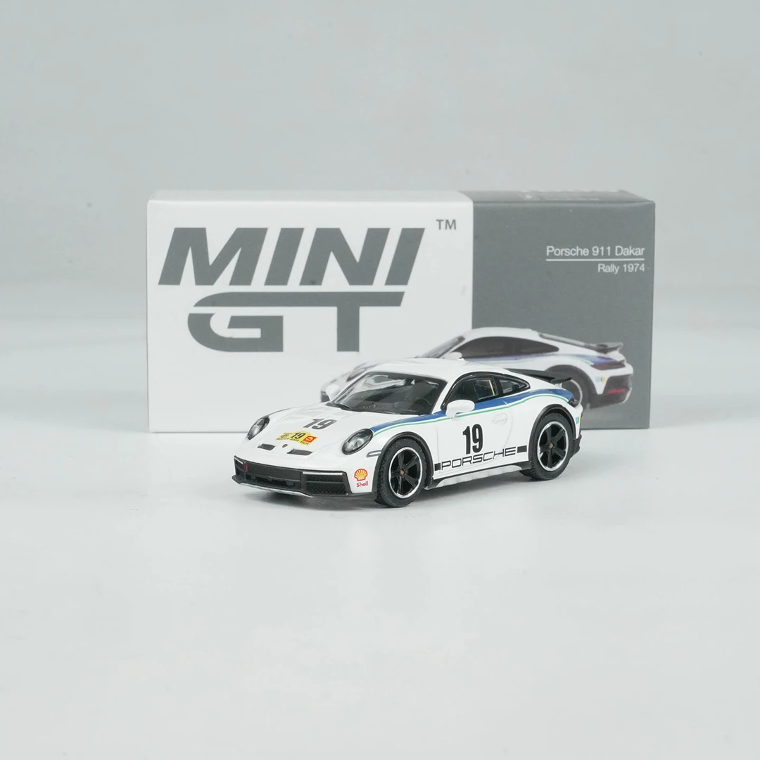 MINIGT车模 1:64 合金 1009号 保时捷911 Dakar 汽车模型收藏
