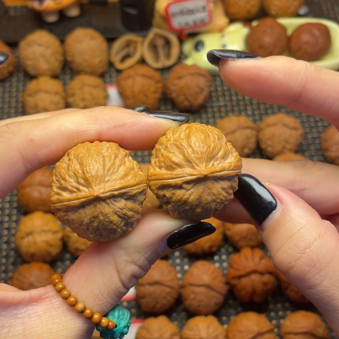 活***实吊坠文玩核桃30尺全品木鱼元宝