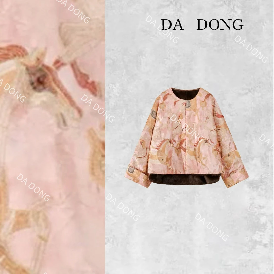 【加棉】九州凤凰--新中式加棉设计师高定轻奢宽松休闲复古圆领国潮