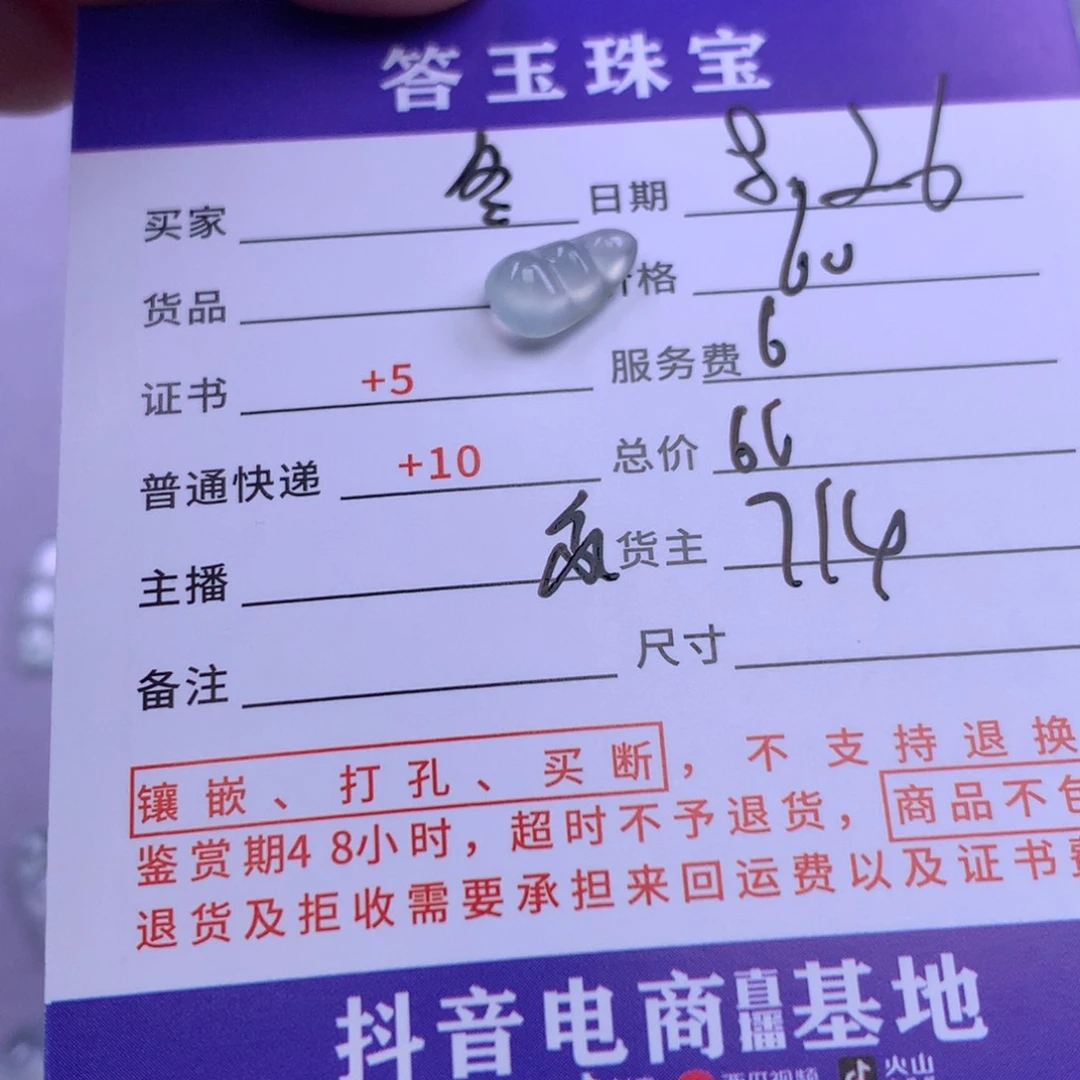 颈饰未镶嵌翡翠冬***瓜