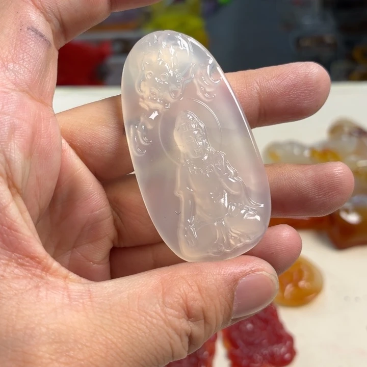 玛瑙/玉髓未镶嵌吊坠(不含链)