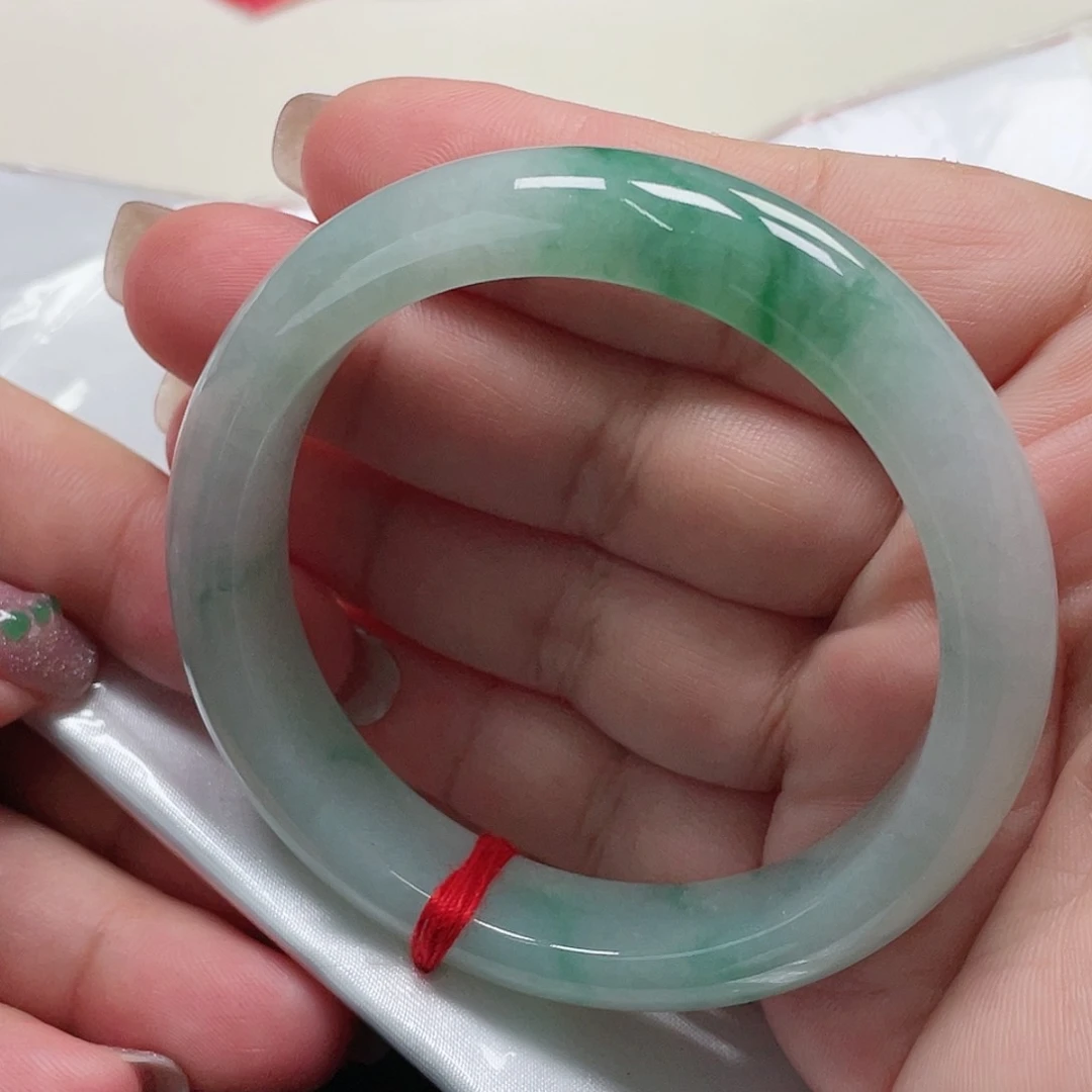 未镶嵌手镯翡翠缅甸翡翠手镯56圈