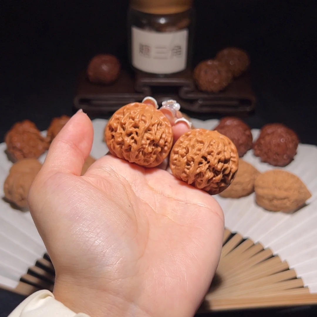 吊坠文玩核桃35秦闷