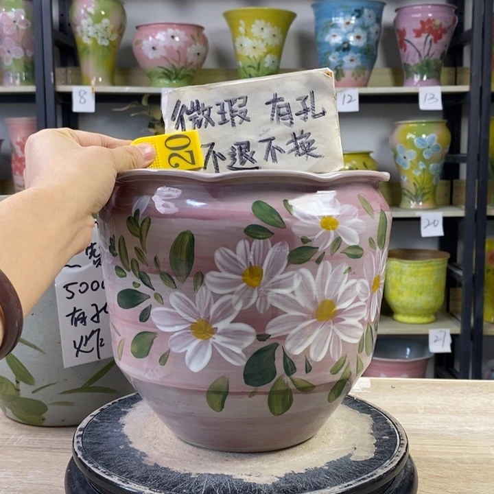 景德镇陶瓷花盆花盆