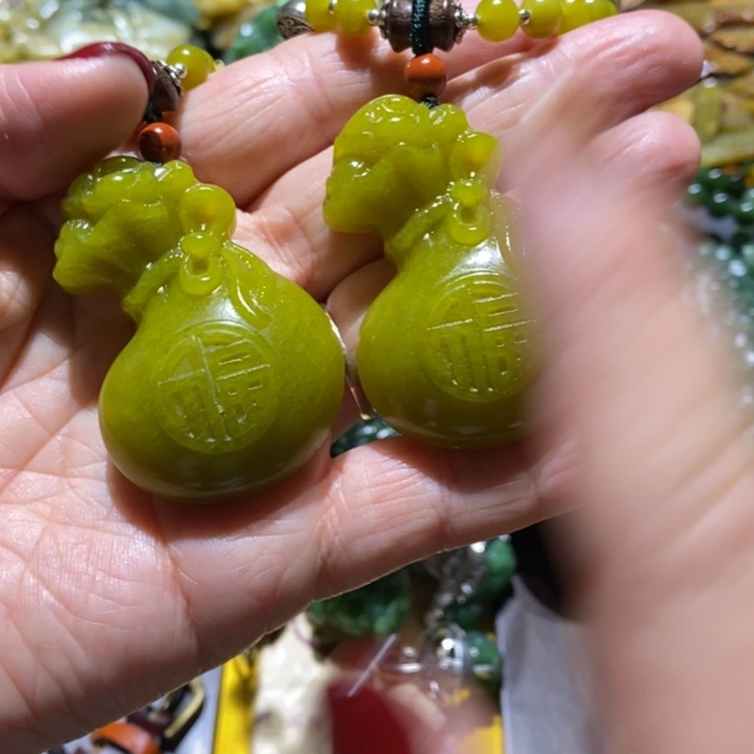 【闪购商品】岫玉毛衣链未镶嵌