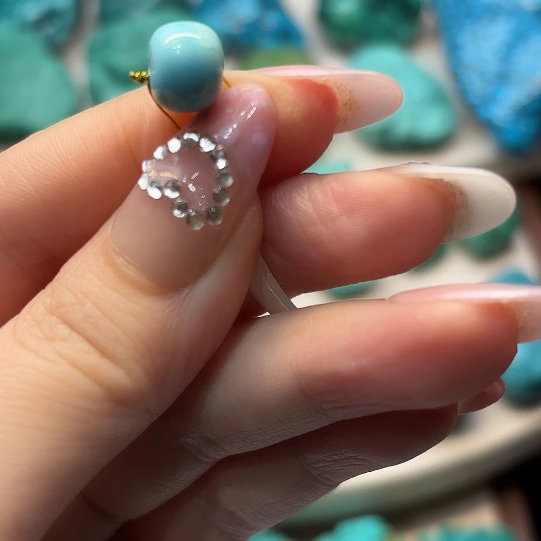 绿松石未镶嵌绿松石老型