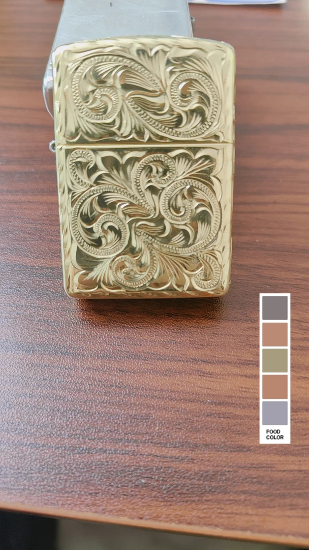 纯手工雕刻唐草富贵花金色防风盔甲机手雕唐草花