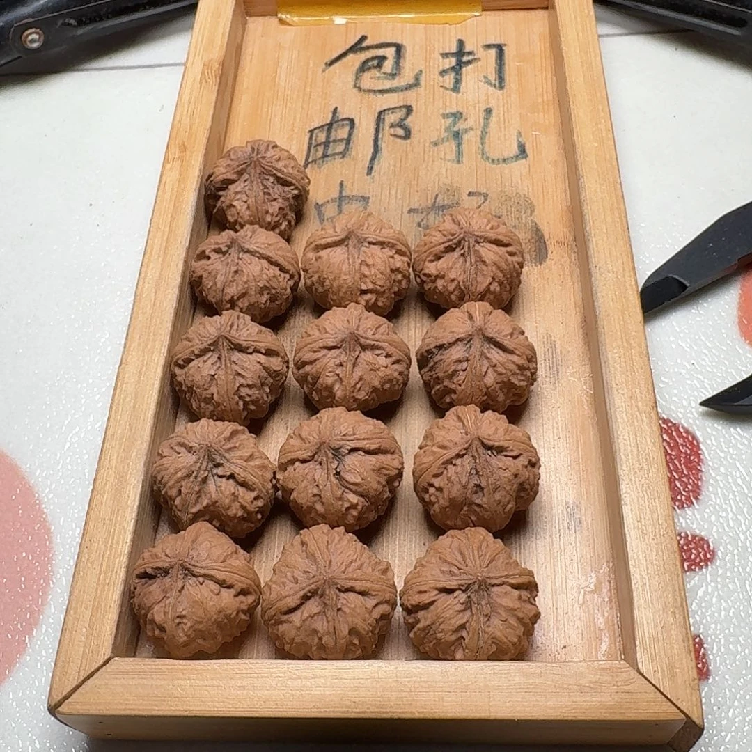 核桃手串/手链四棱手串边25