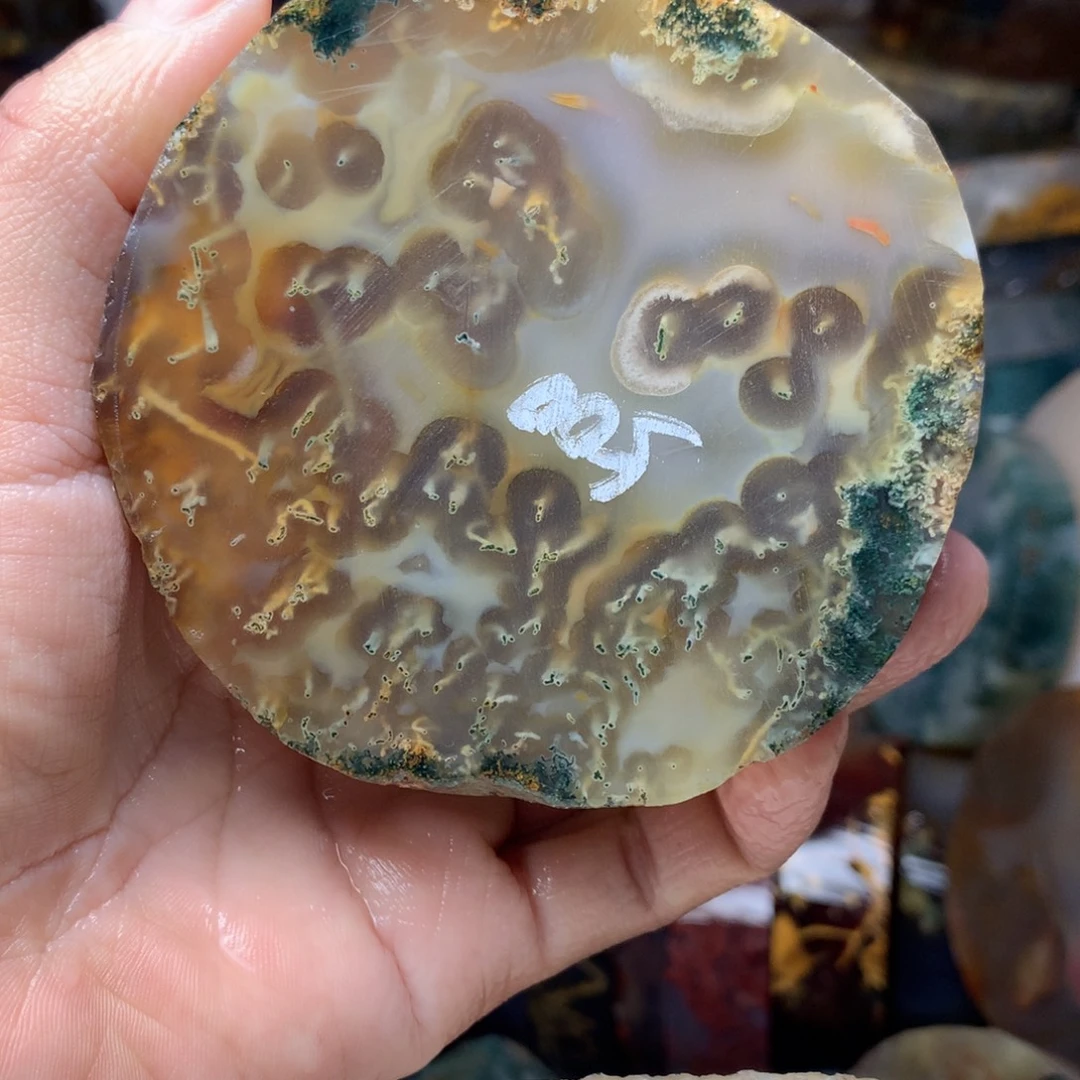 若***汐定制玛瑙定制手镯两只54加圈口