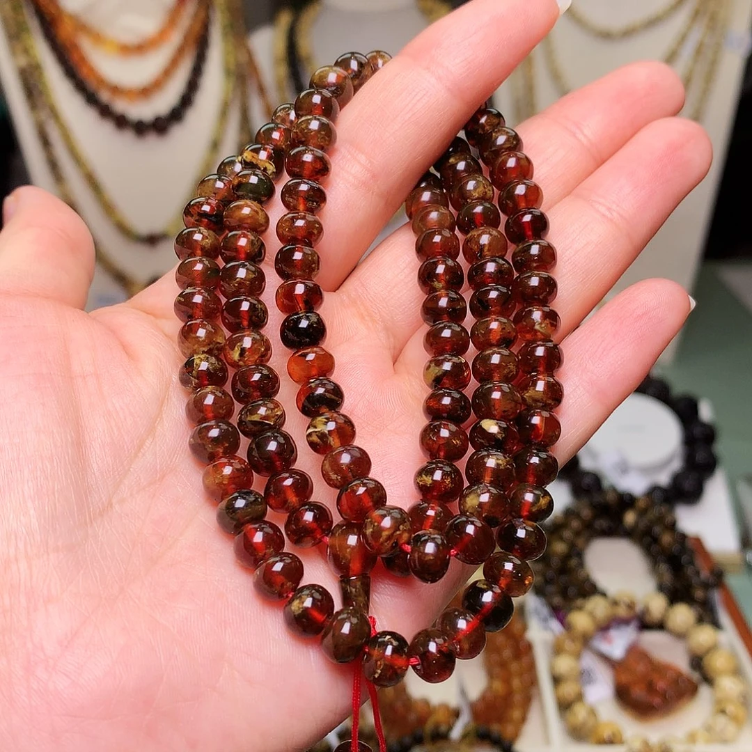 琥珀未镶嵌裸石7/血蜡花108-706