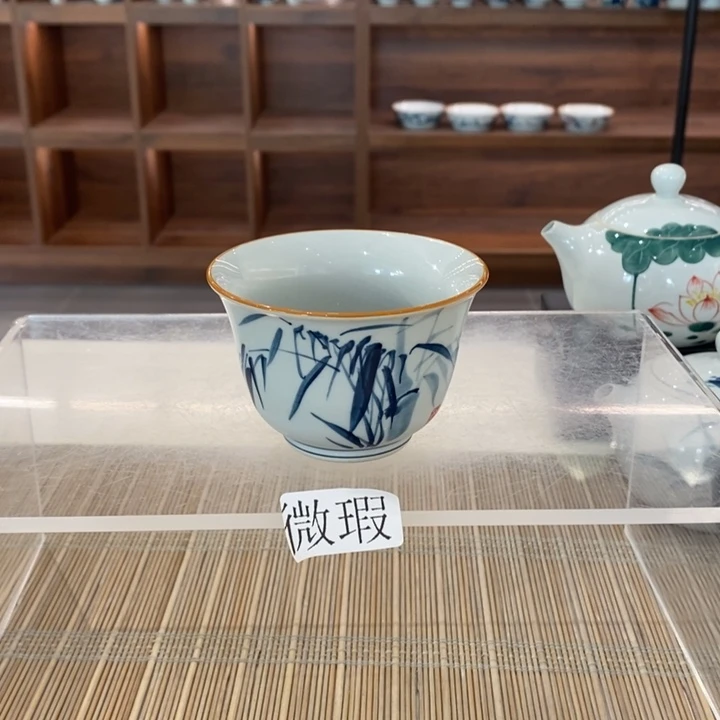 釉下老陶泥手工绘制