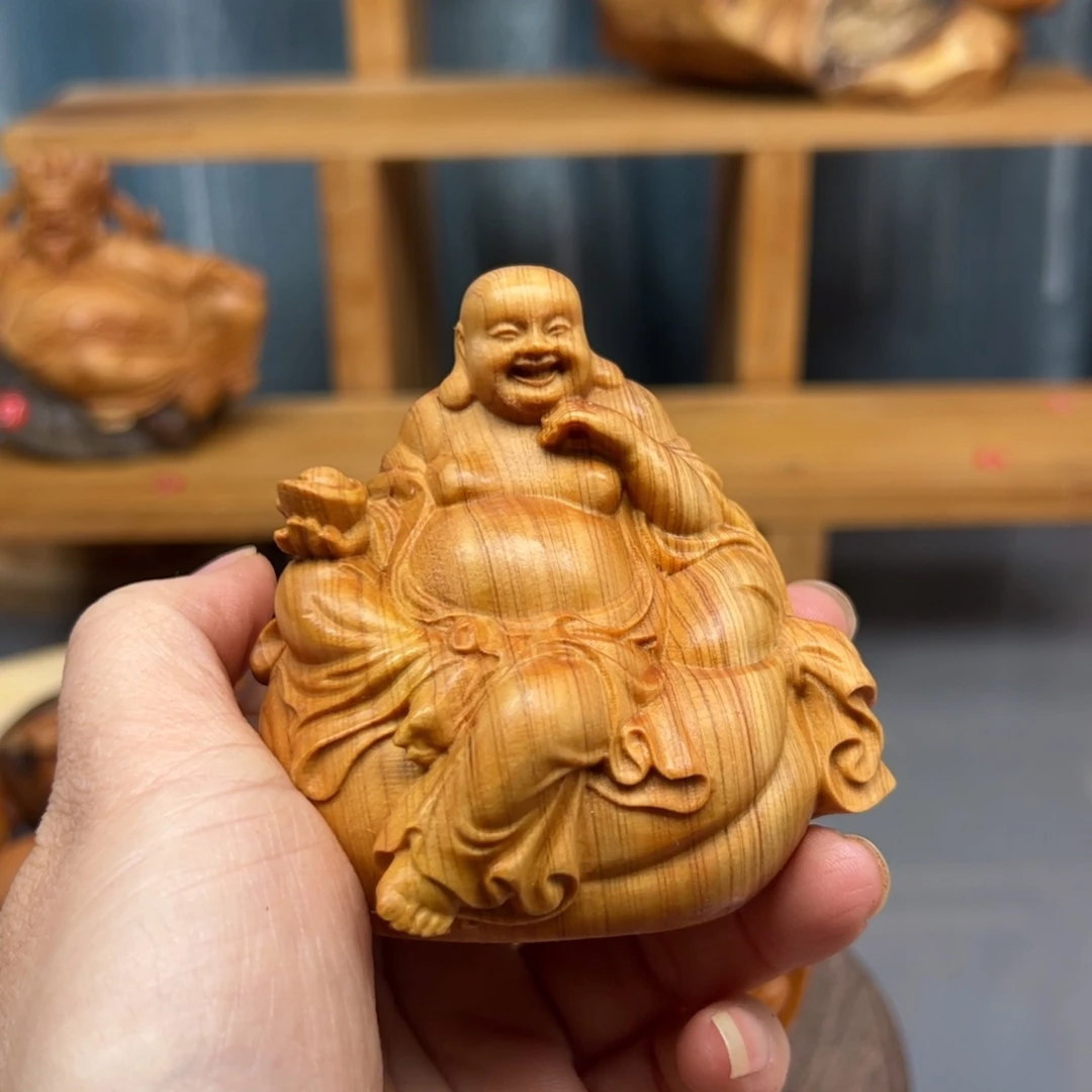 柏木崖柏木摆件手把件，