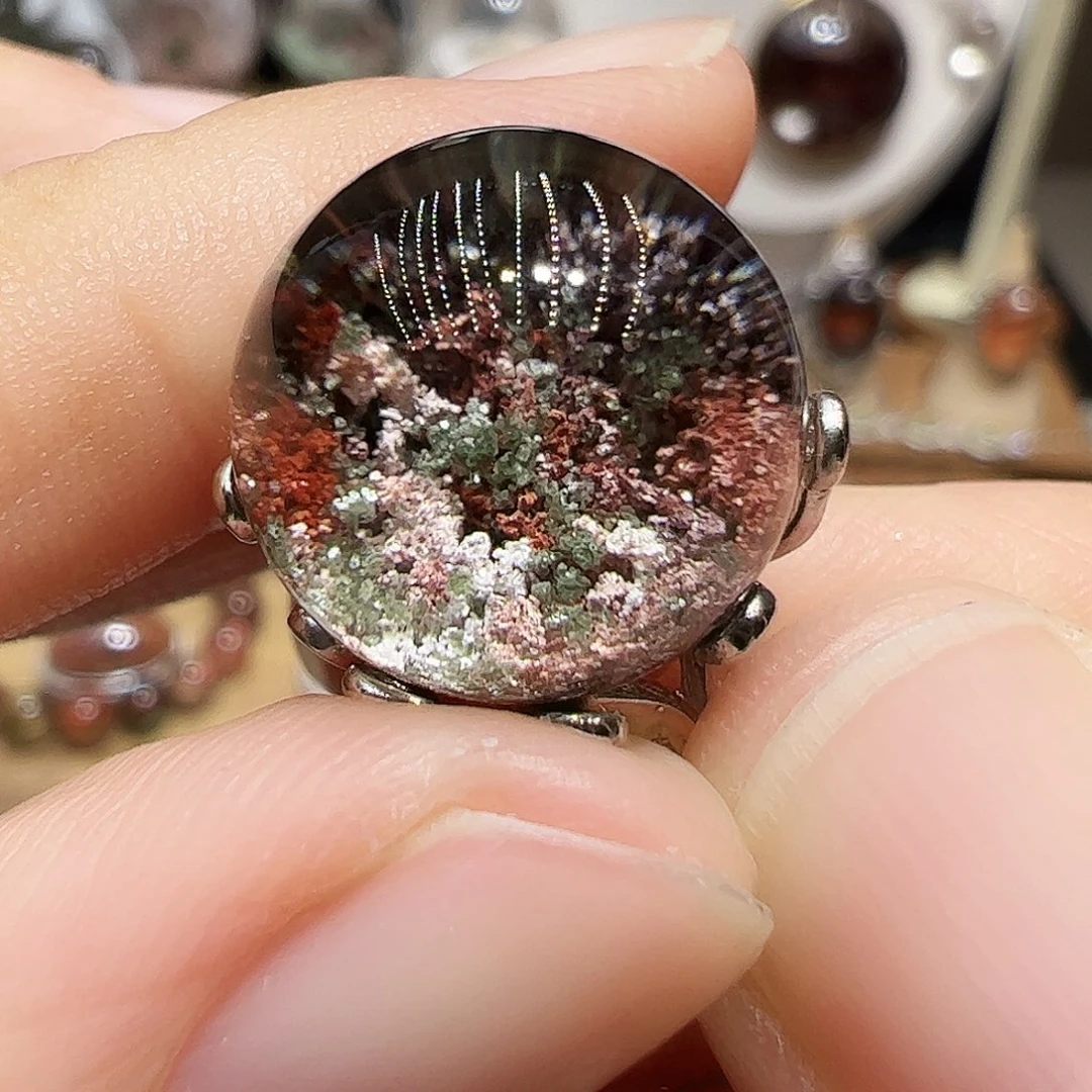 *****银S925镶嵌珠宝半成品水晶